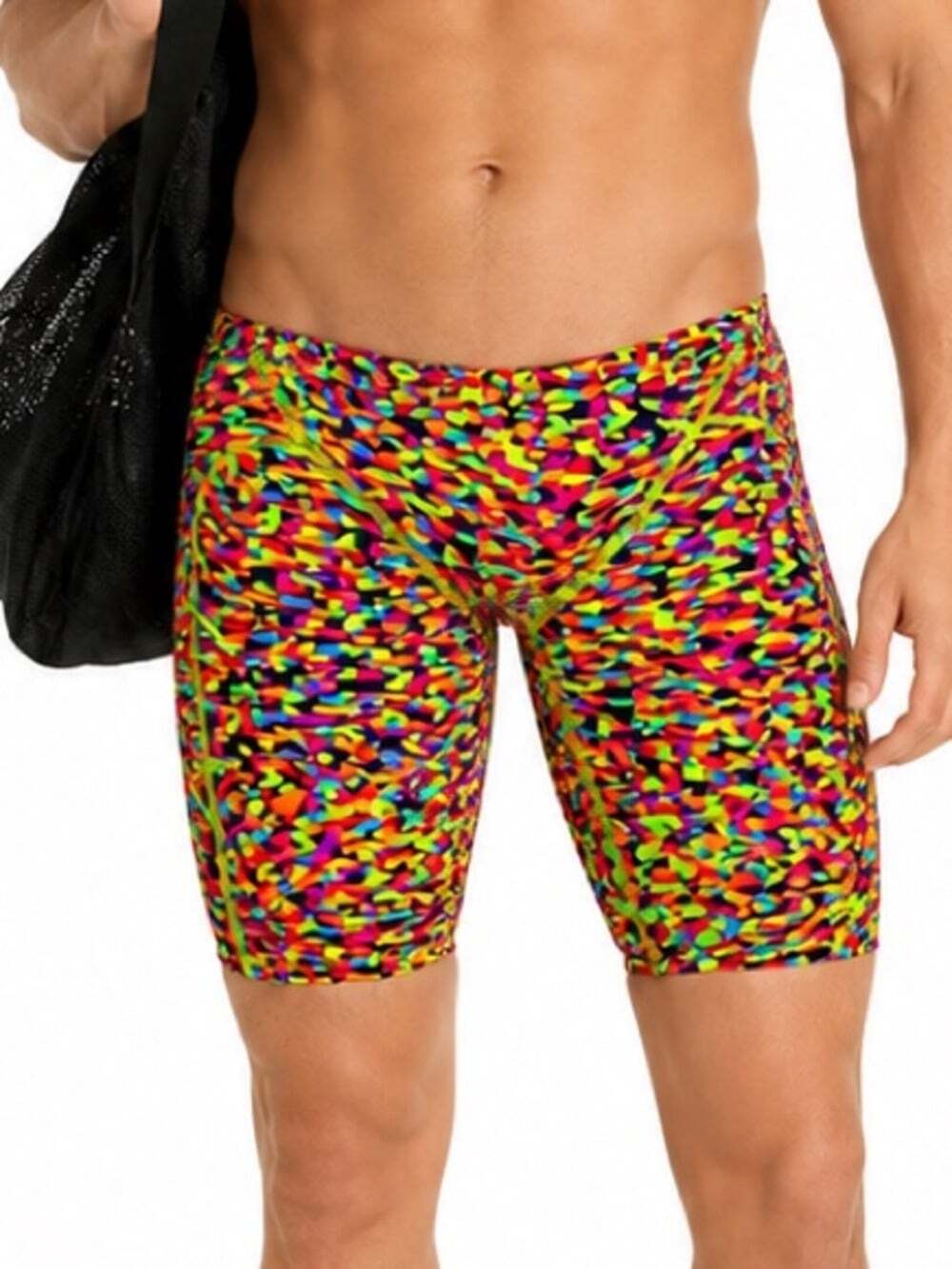 Funky Trunks Fireworks Training Jammers Size 30 Multicolour Swim Shorts Mens